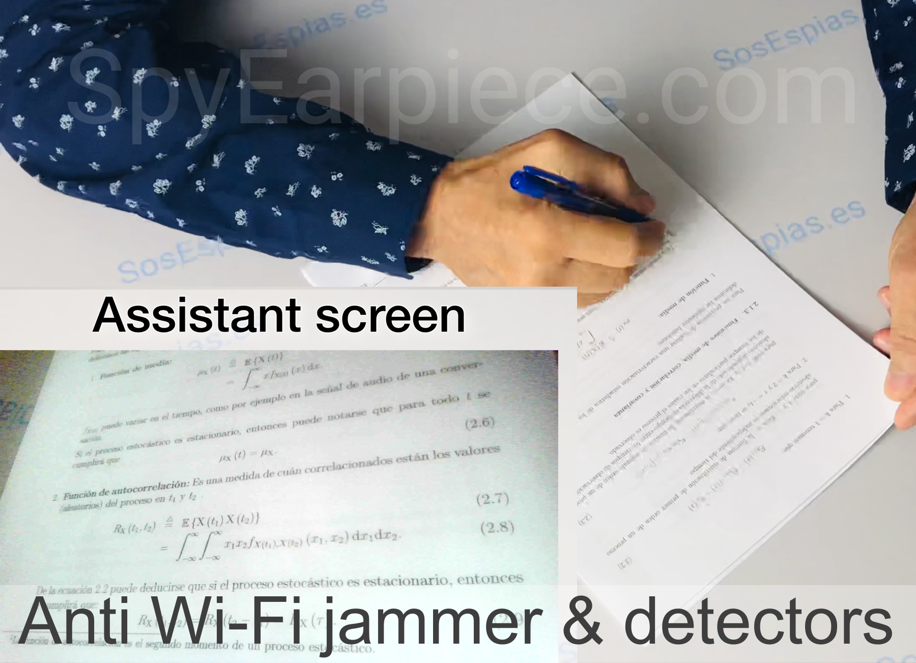 Spy earpìece hidden camera 4G